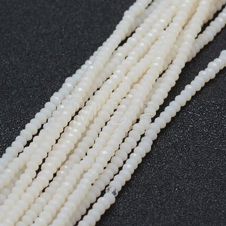 Opaque Glass Beads Strands EGLA-J144-NB11-1
