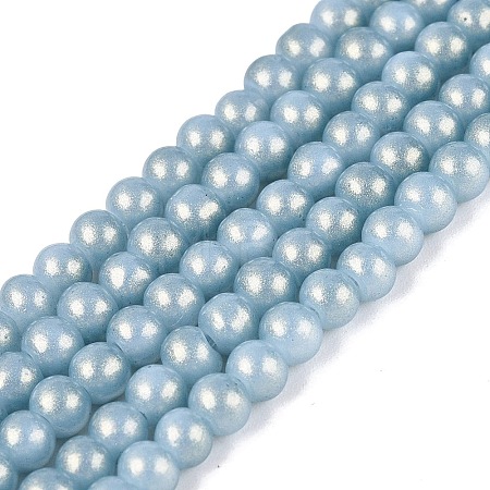 Baking Paint Glass Pearl Beads Strands DGLA-ZX001-05B-16-1