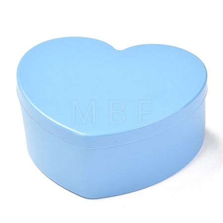 Heart Plastic Jewelry Boxes OBOX-F006-09C-1