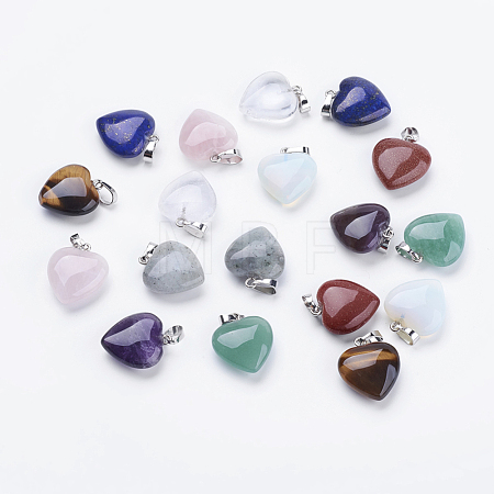 Natural & Synthetic Mixed Stone Pendants G-E434-01-1