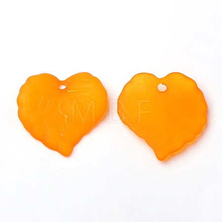Autumn Theme Transparent Acrylic Pendants PL591-9-1
