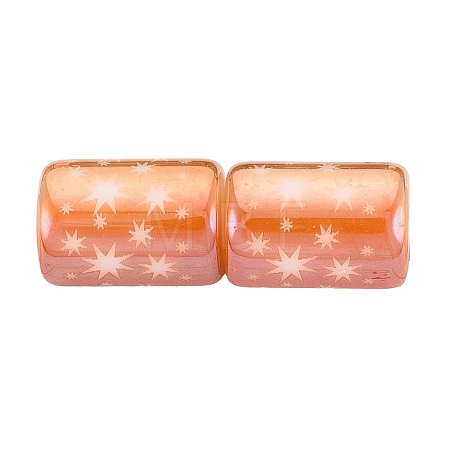 Electroplate Glass Beads EGLA-Q137-01A-G01-1