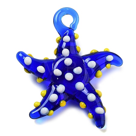 Handmade Lampwork Pendants X-LAMP-A004-05D-1