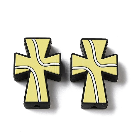 Sports Theme Silicone Beads SL-D001-02E-1