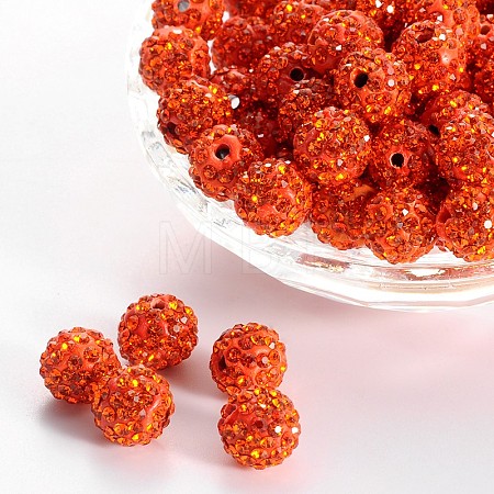 Pave Disco Ball Beads RB-A130-10mm-6-1