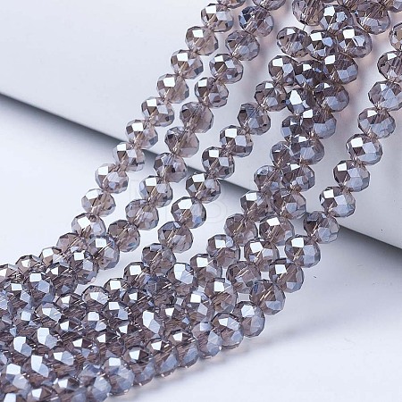 Electroplate Glass Beads Strands EGLA-A034-T3mm-A09-1