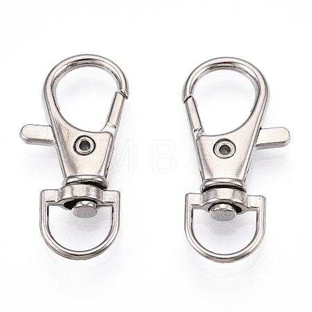 Alloy Swivel Lobster Claw Clasps FIND-T069-01B-P-1