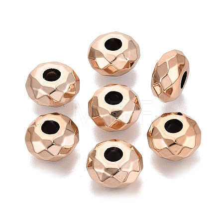 UV Plating Acrylic European Beads OACR-E033-22-10-1