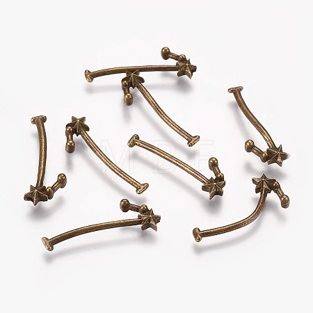 Alloy Cabochons PALLOY-L204-04AB-1