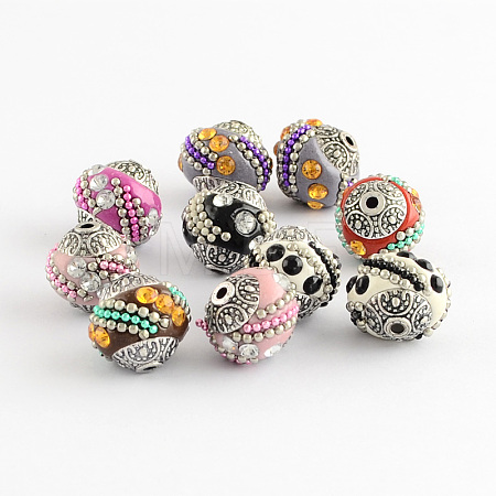 Handmade Indonesia Beads IPDL-R437-M-1