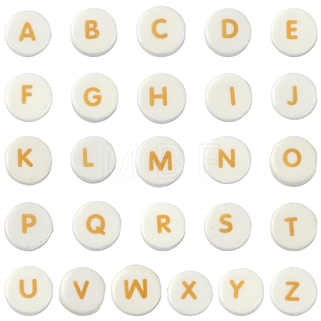 Handmade Printed Porcelain Beads PORC-CJZ0002-001B-1