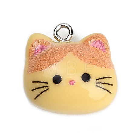 Printed Opaque Resin Pendants RE-CBA08CD-02C-1