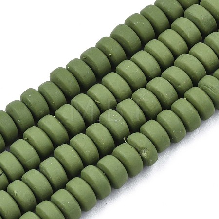 Handmade Polymer Clay Beads Strands CLAY-N008-104-1