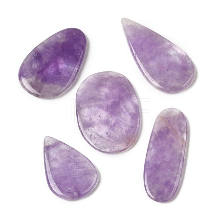 Natural Amethyst Pendants G-D365-02B-03-1