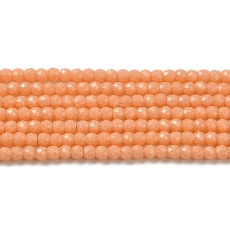 Synthetic Luminous Stone Beads Strands G-C086-01B-11-1