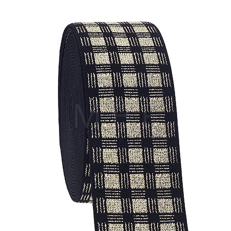 5 Yards Flat Polyester Jacquard Elastic Band EC-PH0001-31A-1