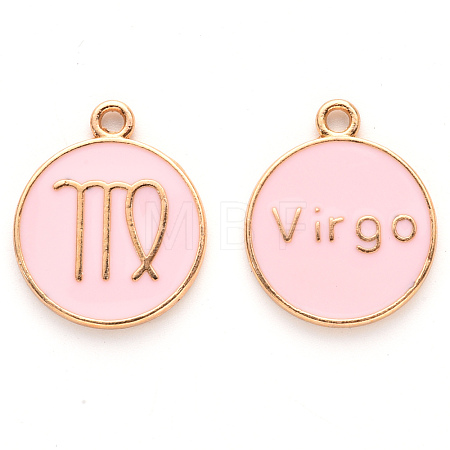 Alloy Enamel Pendants ENAM-S124-01A-09B-1