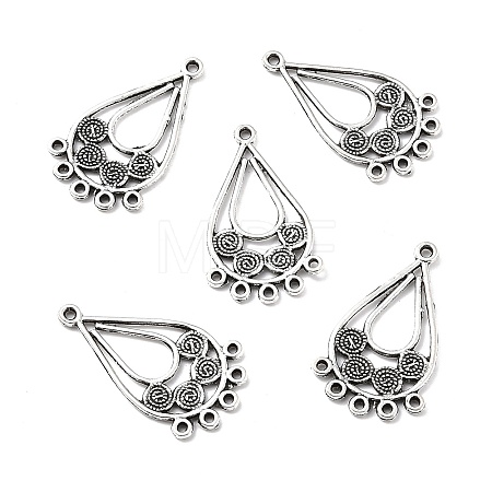Tibetan Style Alloy Chandelier Components PALLOY-E450-11AS-1