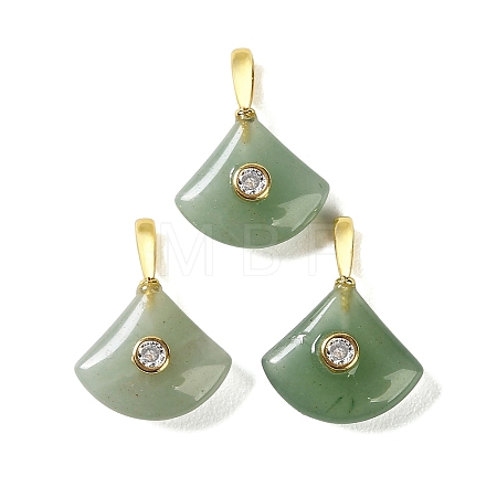 Natural Green Aventurine Pendants GG-CBA1AE1-01G-04-1