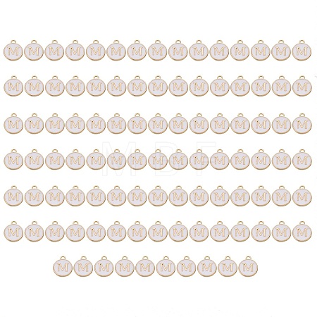Golden Plated Enamel Alloy Charms ENAM-SZ0001-26A-M-1