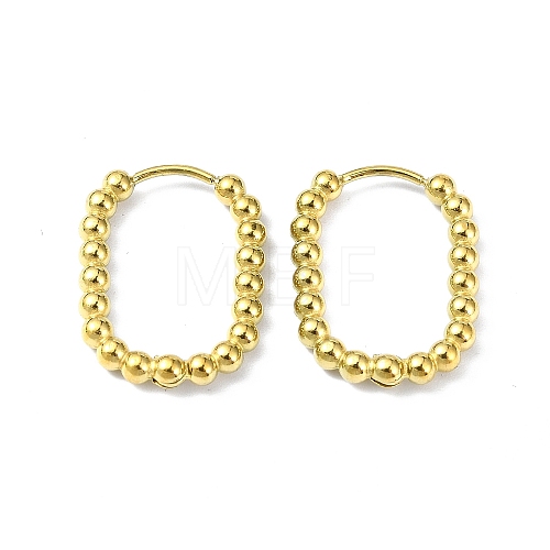 Real 18K Gold Plated 316 Stainless Steel Hoop Earrings EJEW-L267-005G-04-1