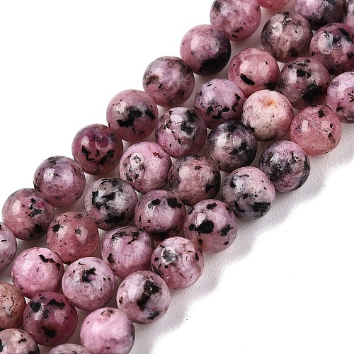 Dyed Natural White Jade Beads Strands G-T140-4mm-B05-1