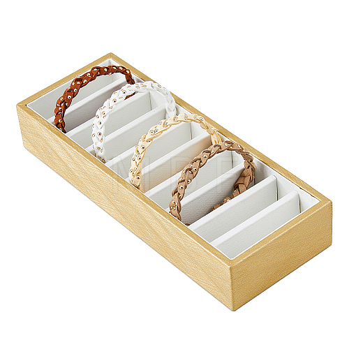 10-Slot PU Leather Bracelet Organizer Trays AJEW-WH0471-128B-1