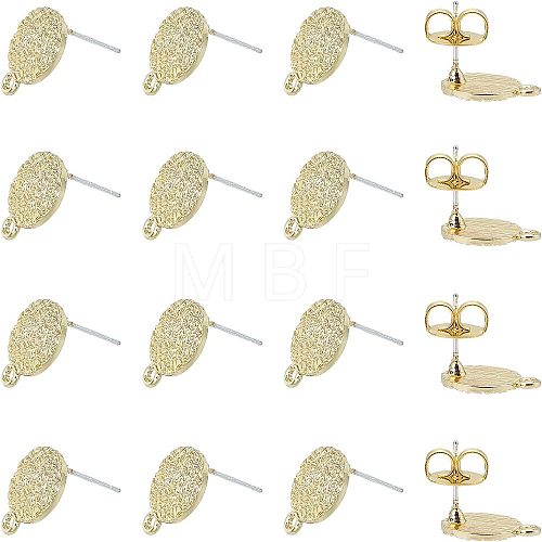 Alloy Stud Earring Findings PALLOY-NB0001-98-1