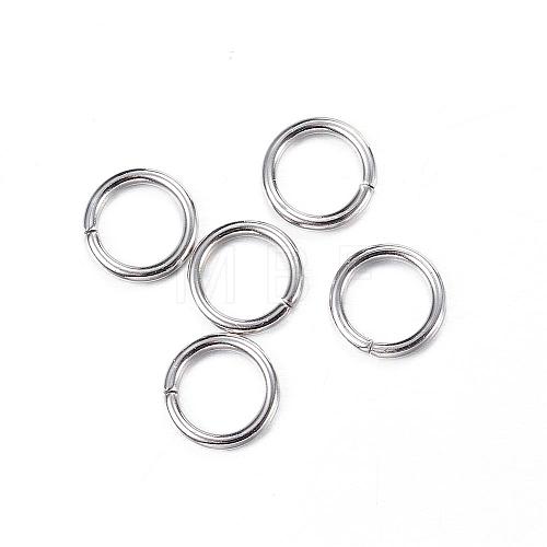 Tarnish Resistant 304 Stainless Steel Jump Rings STAS-N0014-71P-6mm-1