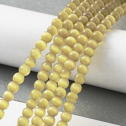 Cat Eye Beads Strands CE-F022-4mm-07-1