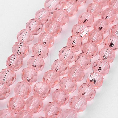 Transparent Glass Bead Strands GLAA-G013-4mm-87-1