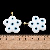 Handmade Lampwork Pendants LAMP-D006-06G-02-3