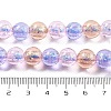 Handmade Foil Lampwork Beads Strands FOIL-K003-06B-15-4