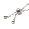 Rack Plating Brass Cable Chain Link Bracelet Making KK-TAC0016-05P-3