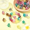50Pcs UV Plating Opaque Acrylic Beads MACR-CJ0002-22-6