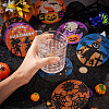 Halloween DIY Diamond Painting Cup Mat Kits DIY-TAC0012-71-8