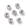 SHEGRACE Brass Cubic Zirconia Beads XGRQ4H438-682P-A-2