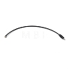 Baking Paint Stainless Steel Cable Wire Keychain AJEW-WH0413-15F-2