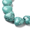 Synthetic Turquoise Dyed Beads Strands G-K335-01H-3