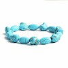 Turquoise Bracelet with Elastic Rope Bracelet DZ7554-13-1