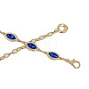 Alloy Rhinestone Horse Eye Link Waist Chains WGF5282-03-2