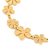 304 Stainless Steel Small Daisy Flower Link Necklaces for Women NJEW-Z040-02G-2