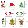 8Pcs Christmas Wine Glass Decoration PW-WG2878C-01-4