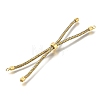 Braided Cotton Cord Slider Bracelet Making MAK-R001-01G-19-2