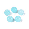 Natural White Jade European Beads G-Q607-01A-03-1