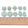 Frosted Transparent Acrylic Beads OACR-Z041-07-4