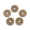 Tibetan Style Alloy Chinese Coin Pendants PALLOY-WH0060-01C-NF-1