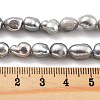 Dyed Natural Cultured Freshwater Pearl Beads Strands PEAR-P062-29C-5