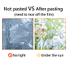 Waterproof PVC Colored Laser Stained Window Film Adhesive Stickers DIY-WH0256-095-8