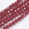 Opaque Glass Beads Strands EGLA-F120-NC01-1